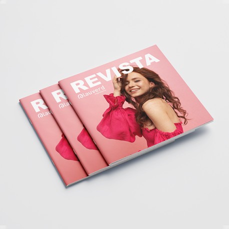 Revistas económicas grapadas color A4